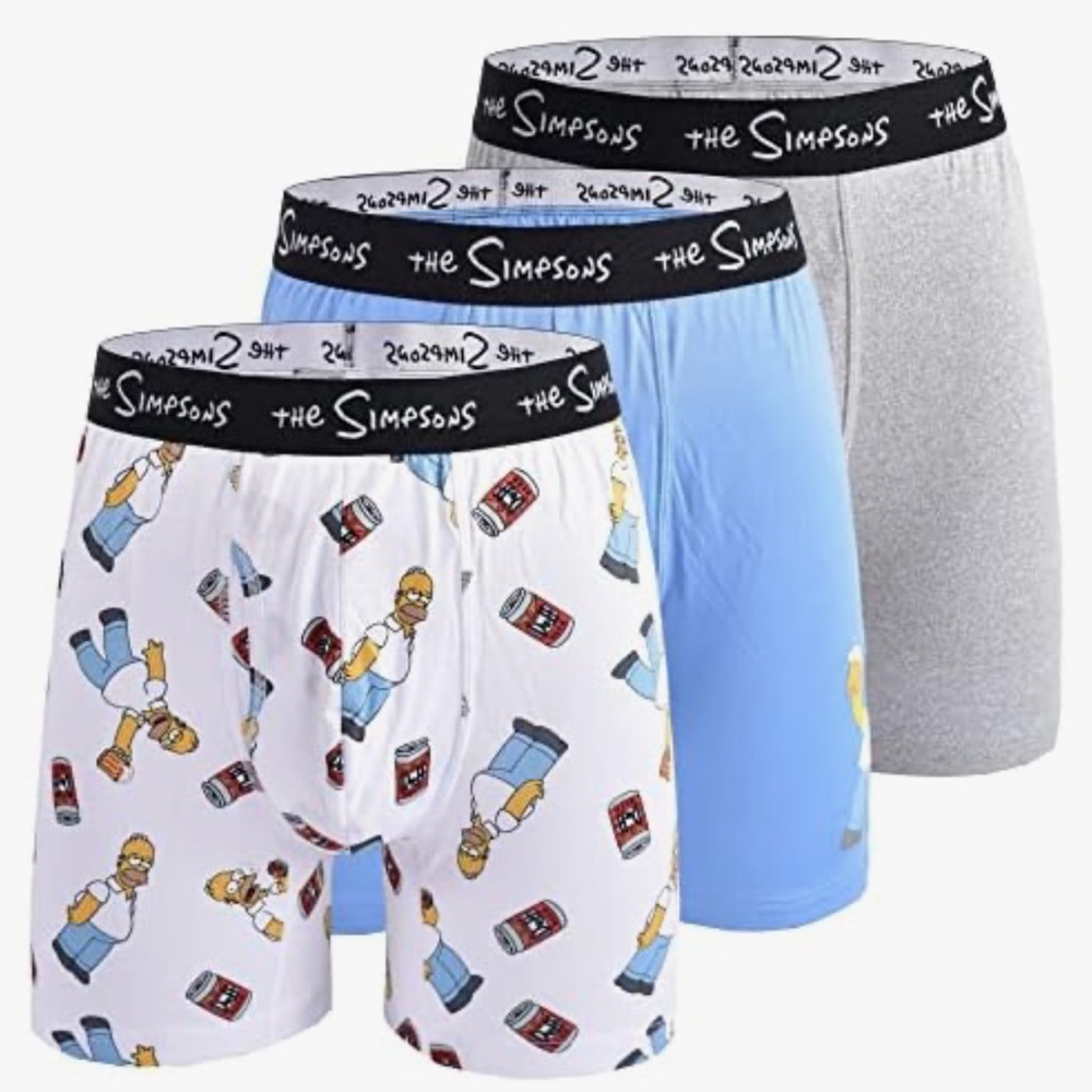 The Simpsons Men's Boxer Briefs - Multicolor Pack Small